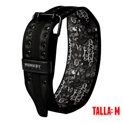 CINTURON GRAFITI NEGRO TALLA M